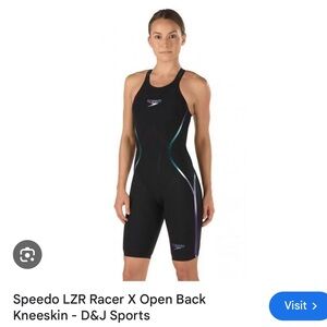 Speedo open back lzr racer x suit